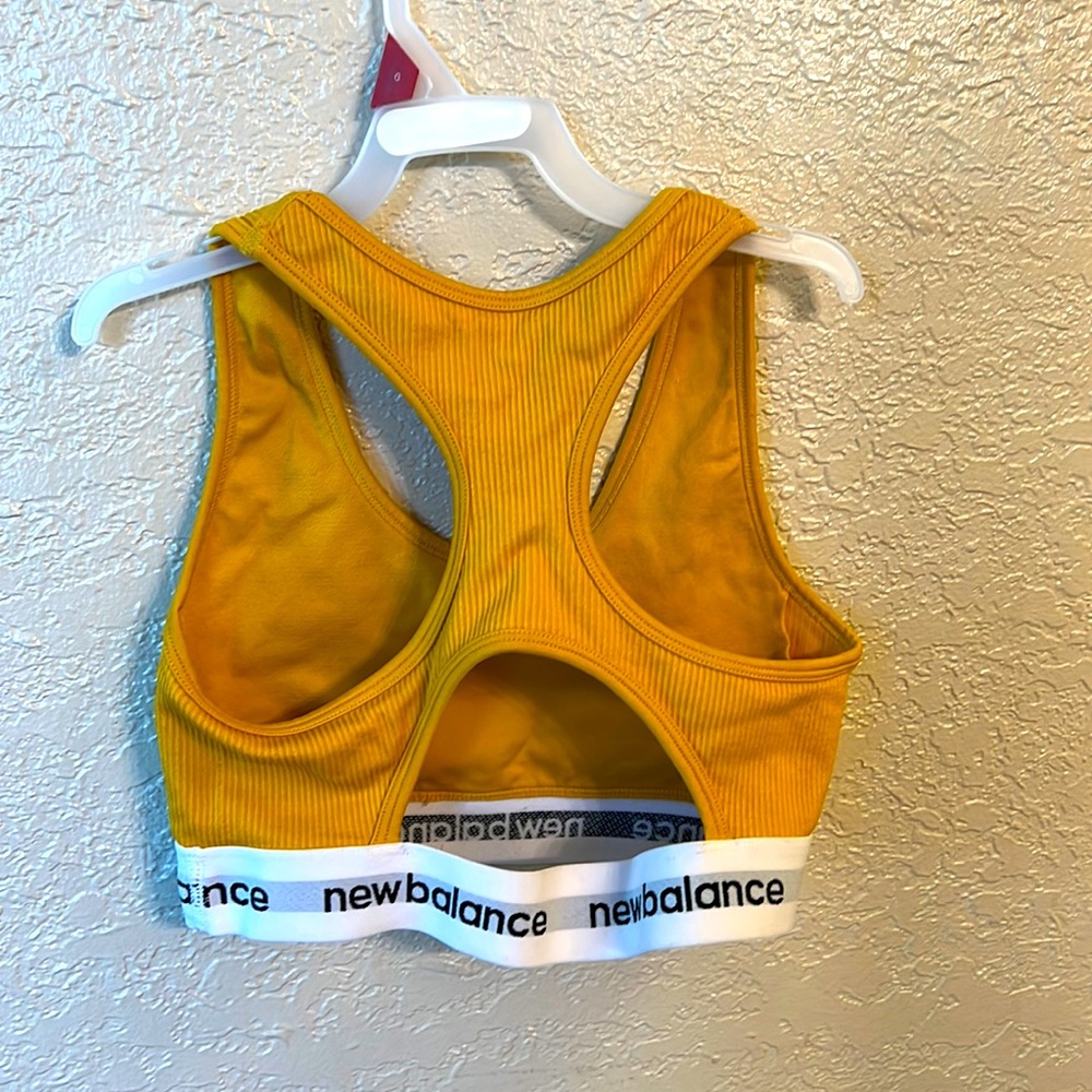 Sports Bra New Balance Yellow